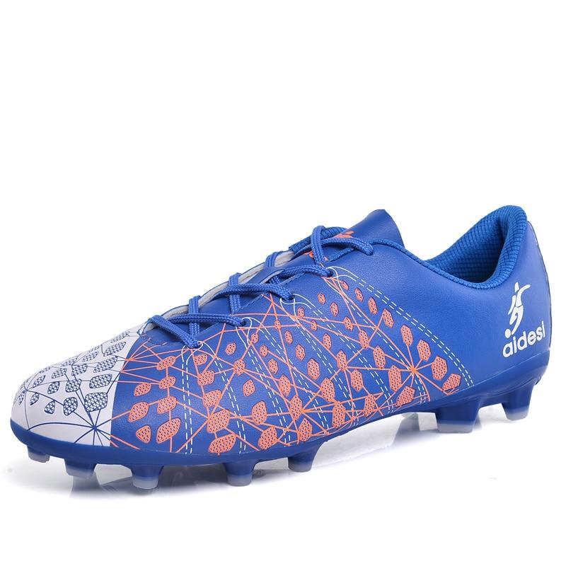 Neue Mode Grüner Druck Fg Herren Fußballschuhe Lange Stollen Fußballschuhe Für Herren Komfort Fußball Trainingsschuhe Zapatos De Futbol