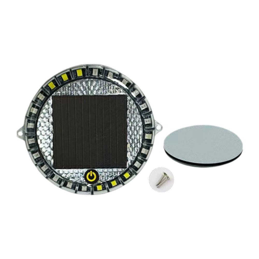 Lumière d'avertissement LED solaire Véhicules Lampe clignotante LED intelligente Étanche Alarme Fusées éclairantes clignotantes C9P5