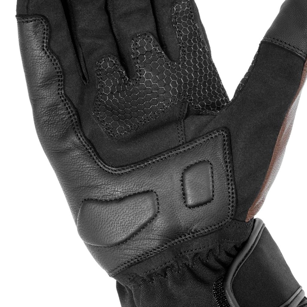 Enigma 2025 Model EN-009 Nebula Gloves for Motorcycles, Autumn/Winter Protection, CE Level 2, Black, Size 2XL