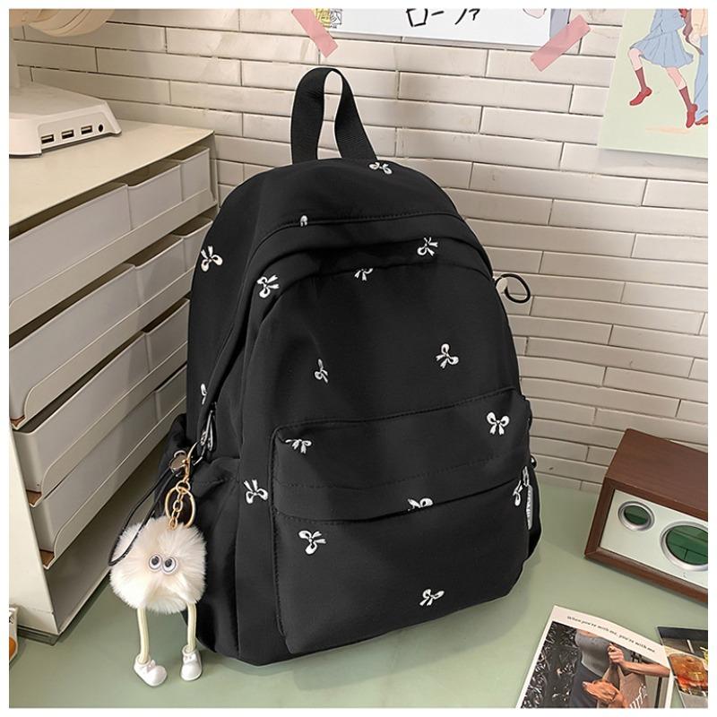 New Japanese Ins High-value, Fresh and Sweet Candy-colored Bow Backpack, Lightweight Backpack for Junior and Senior High School Students