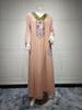 Dubai Sequin Embellished Jalabiya - Eid Muslim Women's Long Robe