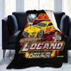 3D Print Joey Logano 22 2X Champion Blanket Soft Sofa Cover Throw Blanket Fleece Tapestry Warm Bed Blankets for Bedroom Couch