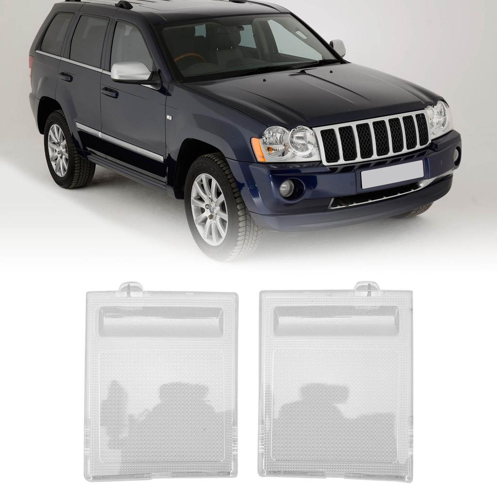1 paar Dach Licht Abdeckungen Overhead Dome Lampe Fall Ersatz für JEEP Grand Cherokee MAGNUM LIBERTY 2005 2006 2007 2008 2009