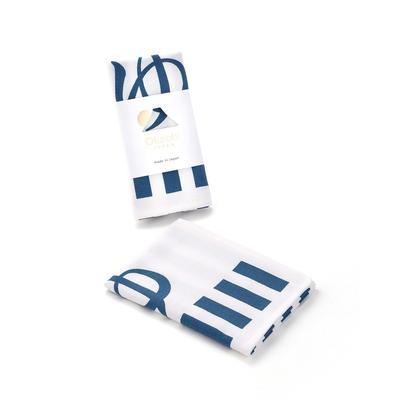 Towel Museum Ofurobi Tenugui Made In 34 X Navy (Towel Museum) Towel, Japan, 100% Cotton, Approx. 90cm, Blue, 23-5122090