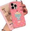 Jelly 2-in-1 Mobile Phone Case Back Panel Simple Style with Lanyard and Stand Creative Cartoon for Apple Mobile Phone Protective Case