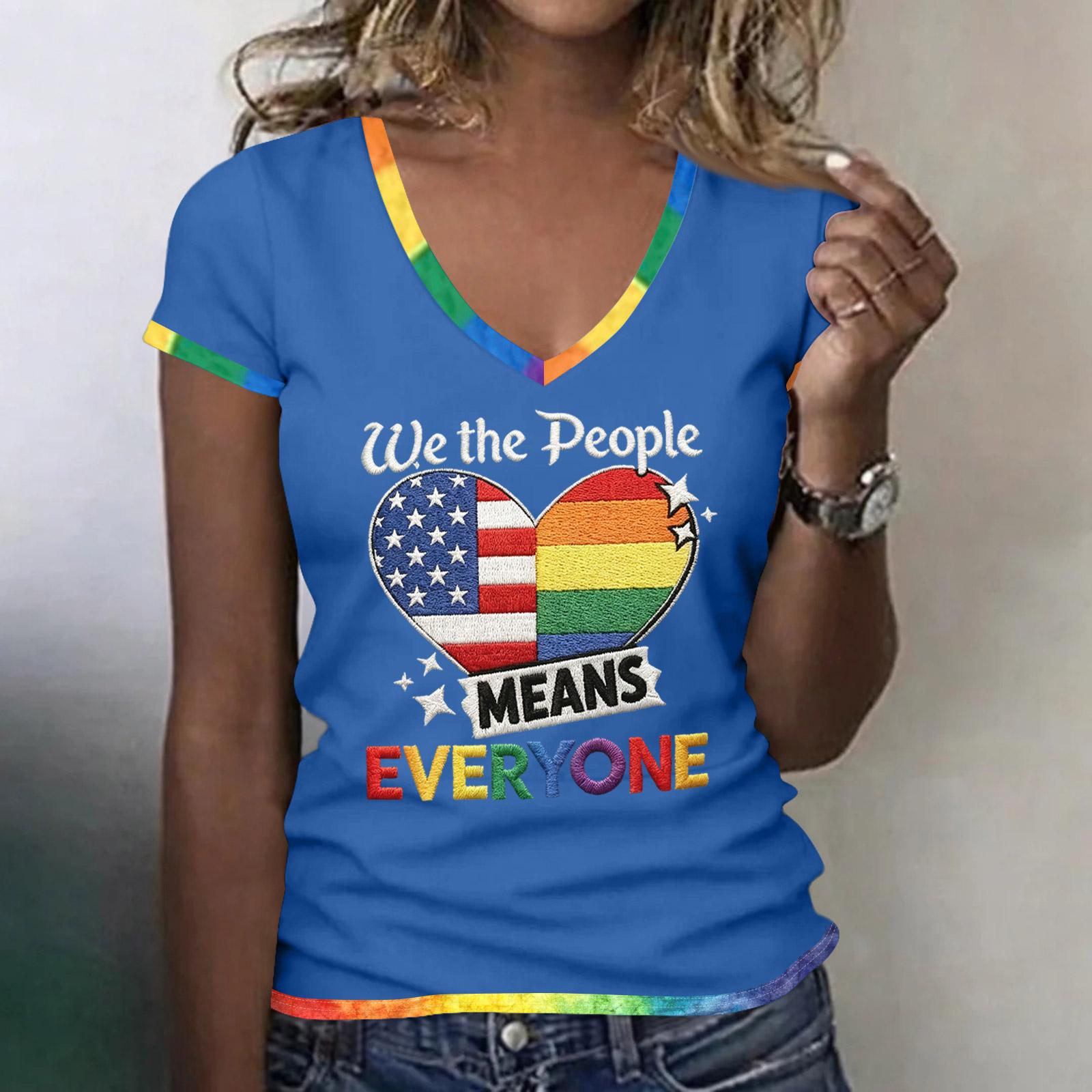 

Women s Fashion Casual Printed Short Sleeve Round Neck Pullover Tops L синій