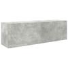VidaXL Wall-mounted Bathroom Cabinet Concrete Grey 100x25x30cm Engineered Wood 860097