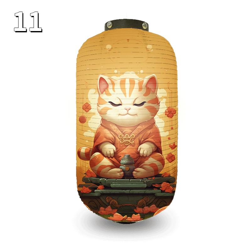 Japanese Traditional Cloth Lantern Ukiyoe Hanging Lanterns Restaurant Izakaya Sushi Cuisine Shop Decoration Advertising Sign