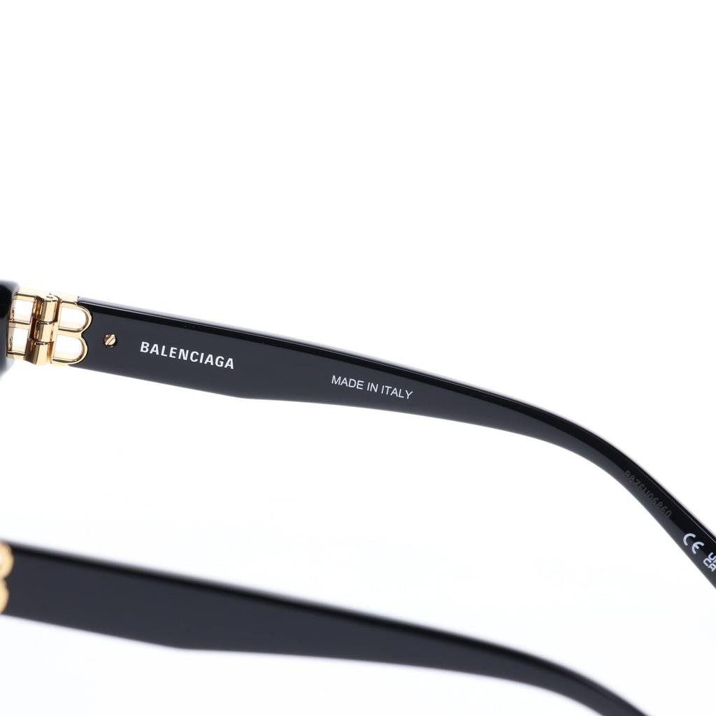 Balenciaga Sunglasses for Men and Asian UV Women, Fit, Protection, Black, BB0135SA-001 [Used]
