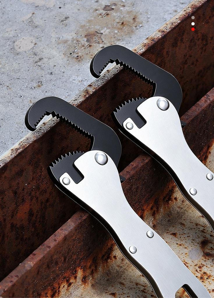 Xiaomi 2 In 1 Micro Stubby Wrench for Tight Spaces - Self Adjusting Pipe Vise Tool, Universal Adjustable Mini Spanner Repair Hand Tool