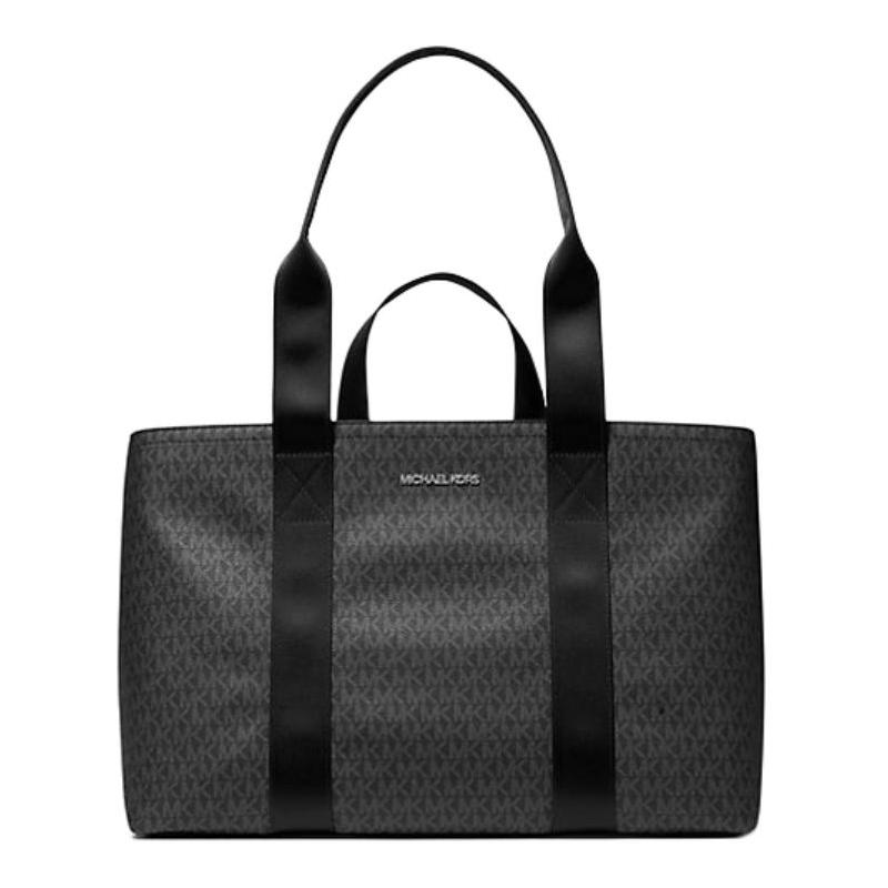 MICHAEL KORS COOPER Logo Print Canvas Tote Bag Regular Men s Black чёрный