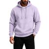 Men's Pullover Hoodie Long Sleeve Color Casual Sweatshirt for Everyday Wear