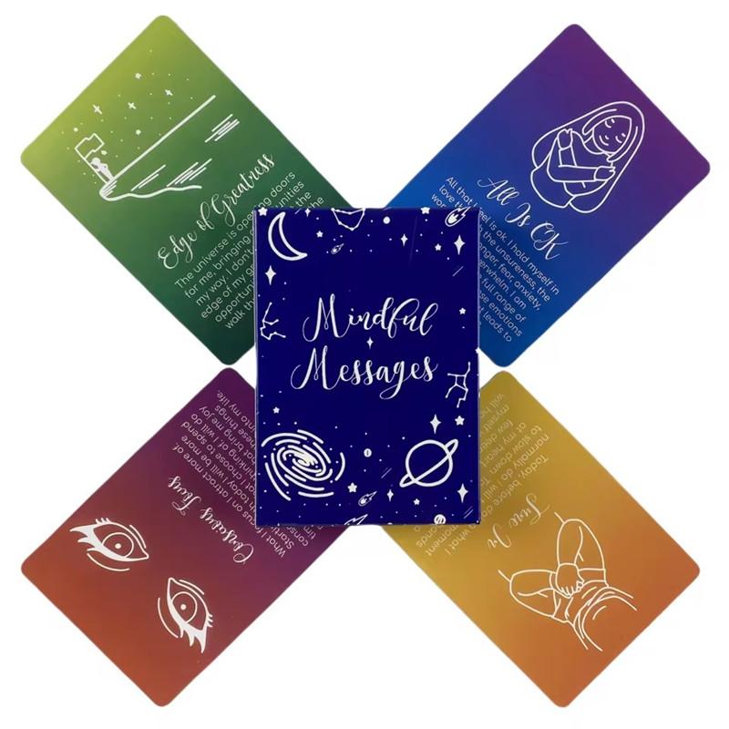 Mindful Messages Oracle Cards A 53 Tarot English Visions Divination Edition Deck Borad Playing Games