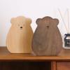 Animal Shape Bear Wood Bookend Book Organizer Cartoon Bear Wood Bookend  Bookshelf