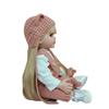 Realistic Reborn Baby Dolls Betty 22 Inch Silicone Vinyl Full Body Newborn Dolls Girl with Long Hair Lifelike Reborn Toddler Dolls Kid's Birthday Gift