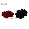 Women Hair Claw Large Pleated Velvet Multi-Layered Bowknot Decor Versatile Hair Clamp Hair Accessories
