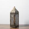 Lanterna Portacandela in Metallo, Portacandela Lanterna Marocchina Vuota Retrò, Adatta per Decorazioni Domestiche, Decorazione Rustica Retrò da Fattoria per Parete, Candela Non Inclusa