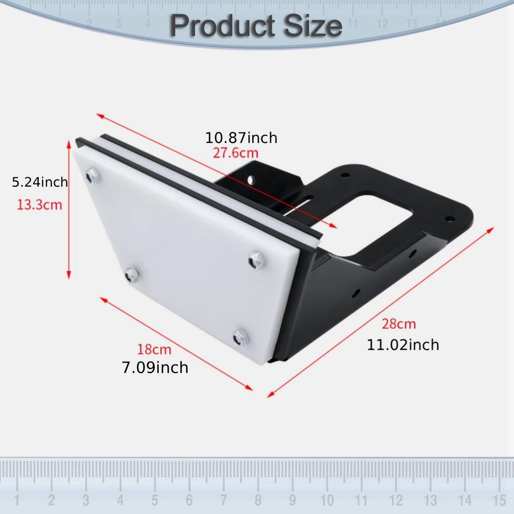 Mount Steel Acrylic Kayak Outboard Motor Bracket Easy Install Heavy Duty Base Suitable for
