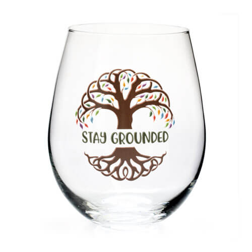 Tallulah Wellness Stemless Glass (Tree of Life)