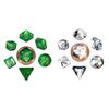 MDG Mini Poly Dice Set (w/ Gold No.)