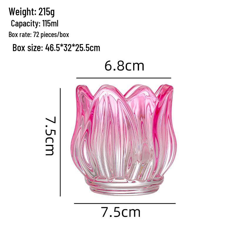 Multi-color Tulip Flower Candle Holder & Aromatherapy Diffuser Cup