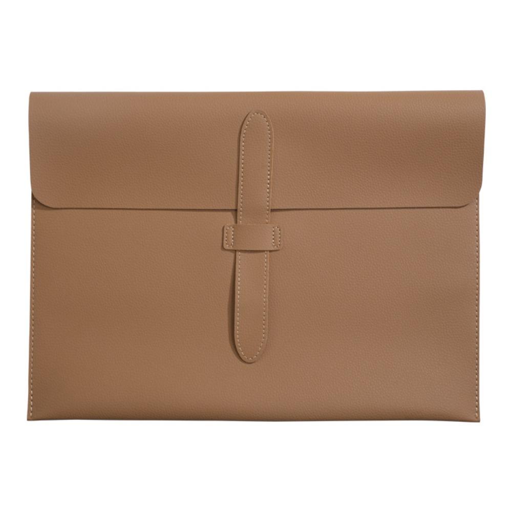 Waterproof Business Leather Document Bag Data Contract Bill File Bag  Stationery Storage