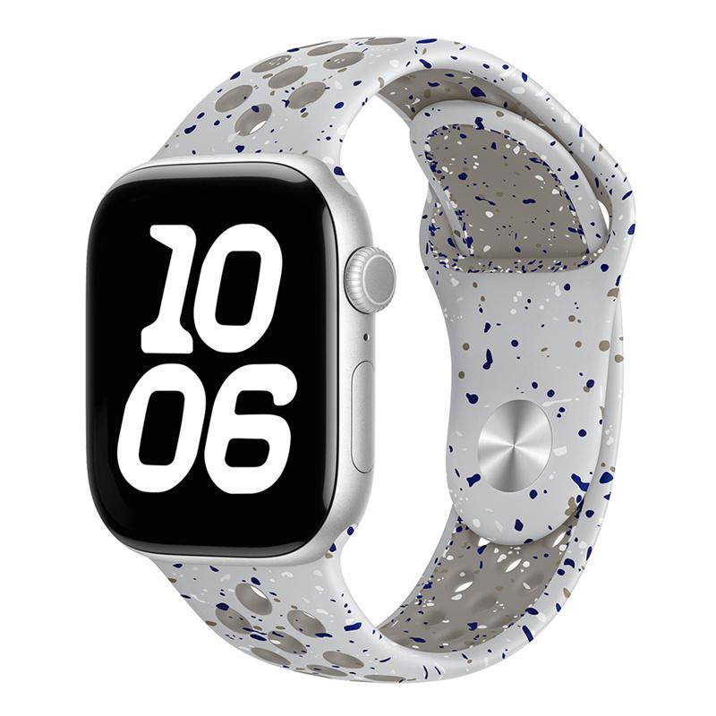 For Apple Watch Band 46mm 45mm 41mm 49mm 44mm 42mm 40mm Breathable Silicone bracelet correa Series11 10 9 8 SE 7 6 5 4 Ultra 3 2 Strap