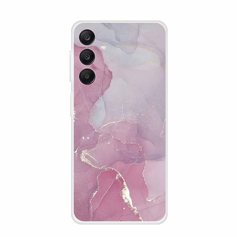 Marble Patterns Phone Case for Samsung A25 Soft Transparent TPU Clear Cover for Samsung Galaxy A 25 Protective Silicone Shell