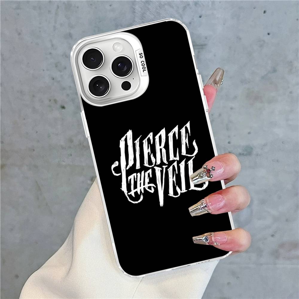P-Pierce The Veil Band Phone Cases For iPhone 17 16e 15 14 13 12 11 Plus Pro Max ProMax Colorful Covers