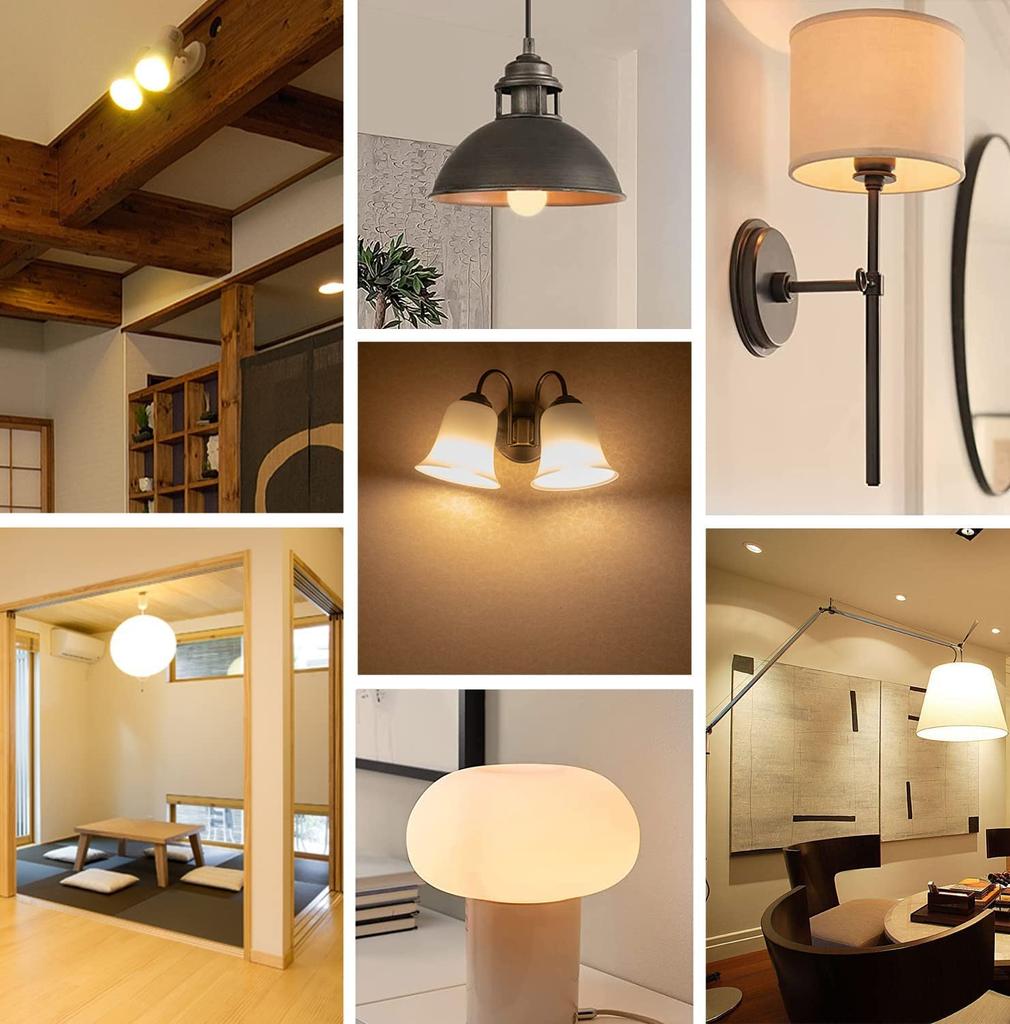 GOHDLAMP LED Bulb, Dimmable, E26 Base, Warm White, Equivalent to 100W Incandescent Bulb, 10W Power Consumption, Omnidirectional, Suitable for