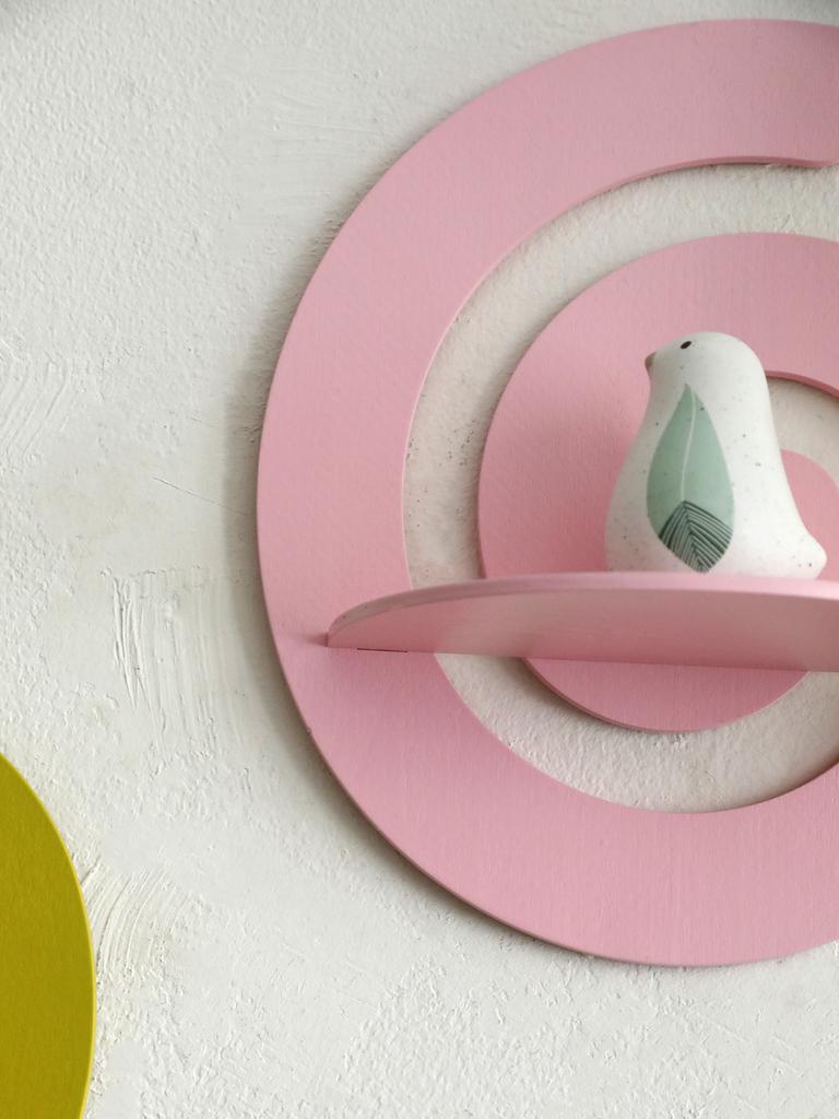 Süße Süßigkeitenform Holz Schwebendes Wandregal Display Pflanze Blumentopf Tablett Lagerregal Kunst Heimdekoration Mädchenzimmer Wanddeko