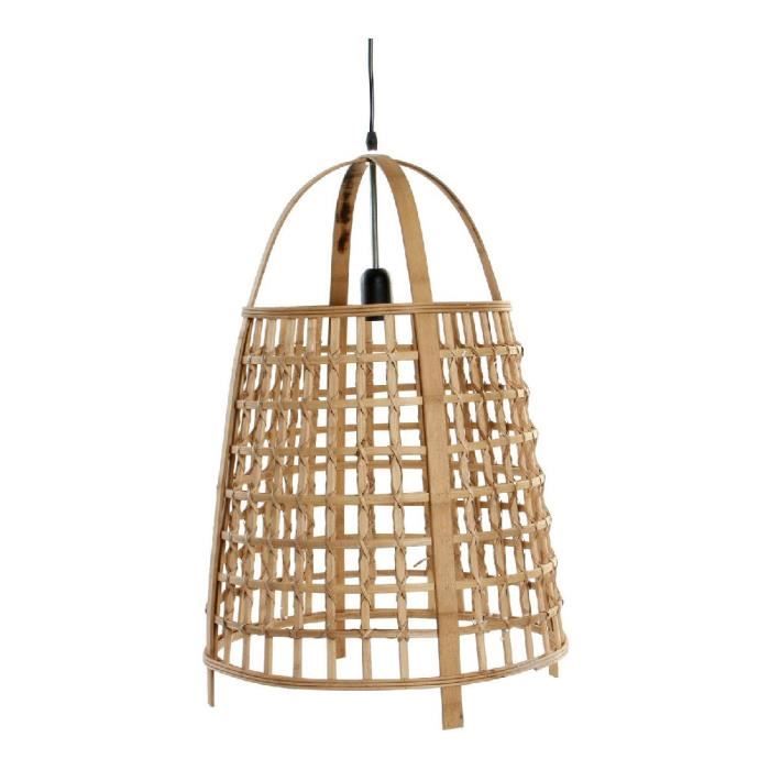 Suspension - DKD HOME DECOR - Rotin - 42 x 42 x 63 cm - E27 - Style Ethnique