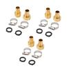 3 Set Garden Hose Repair Kit Hose Repair Connector with Clamps for 3/4 5/8 Garden Hose