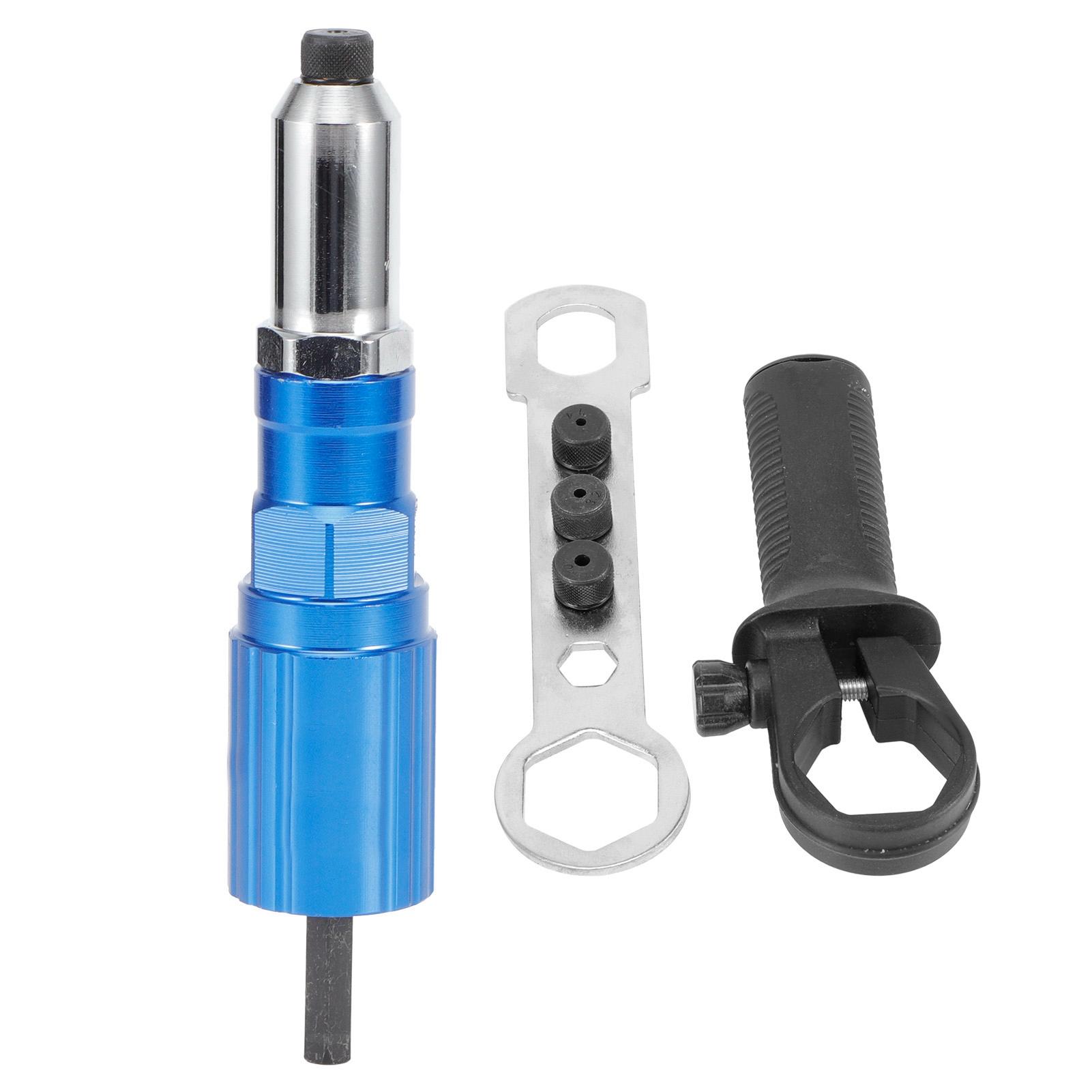 

Rivet Drill Attachment Electric Riveter Conversion Connector Adaptor Electric Carpenter Tool