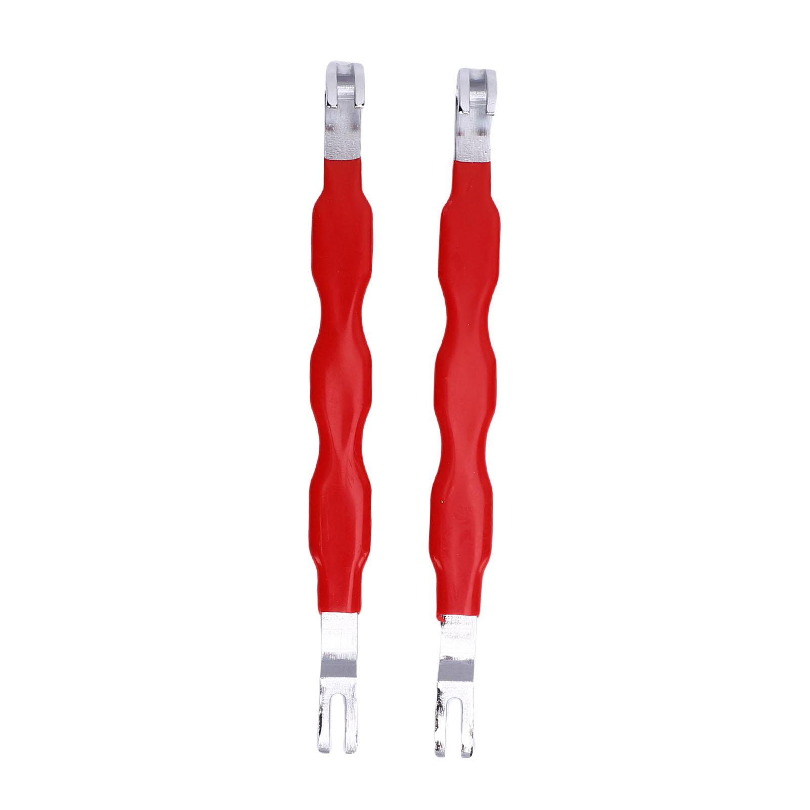 

2Pcs Automotive Electrical Terminal Connector Separator Removal Tool Remover Universal Multi Functional for Most Vehicles Red