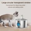 3.2L Pet Water Fountain Water Dispenser Stainless Steel Drinking Fountain Cat Water Fountain for Pets & Small Animals