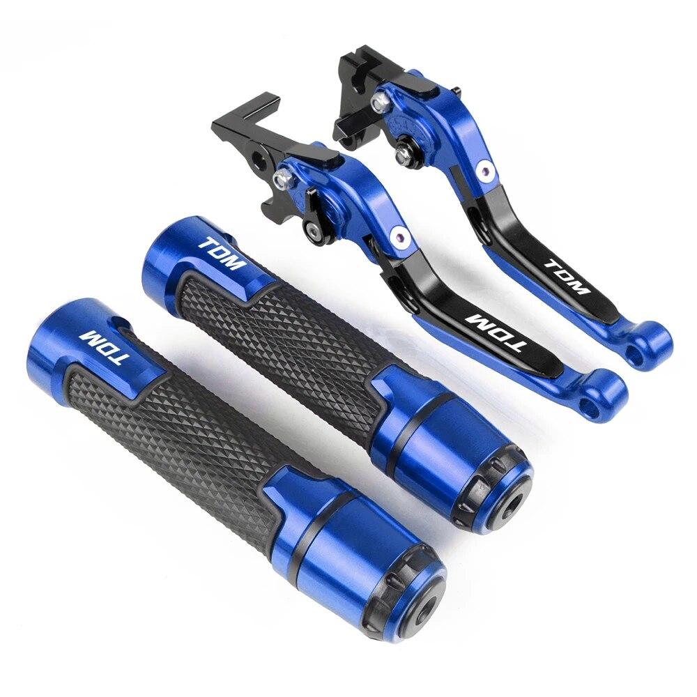 For Yamaha TDM 900 2004-2014 2007 2008 2009 2010 2011 Motorcycle Brake Clutch Lever Extendable Adjustable Hand Grip Handlebar