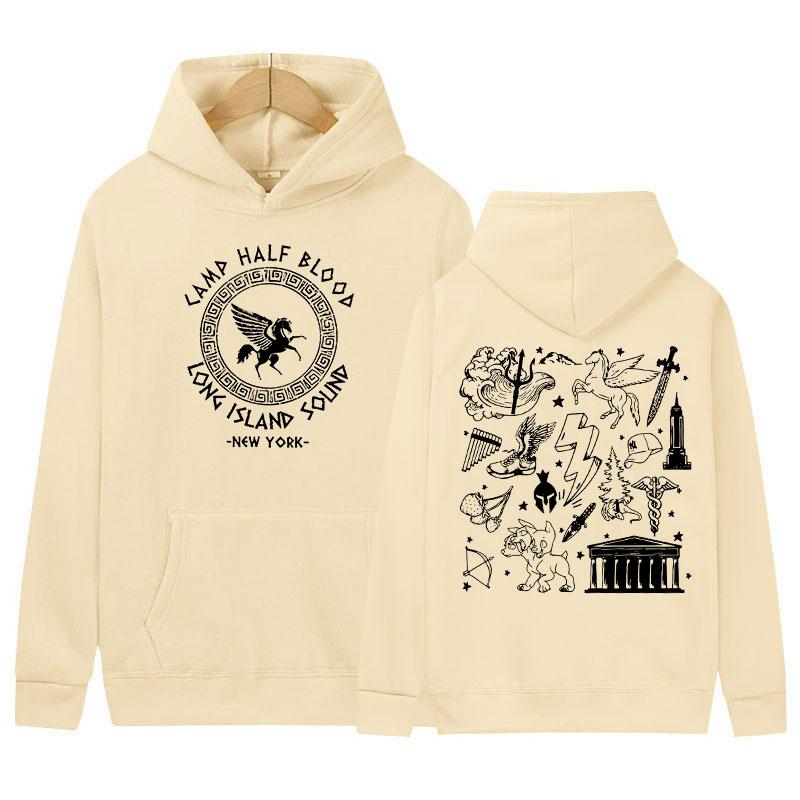 Percy Jackson Halbblut-Hoodie, Camp Long Island Sound, lässiger Pullover, Damenmode, Oversized-Sweatshirt