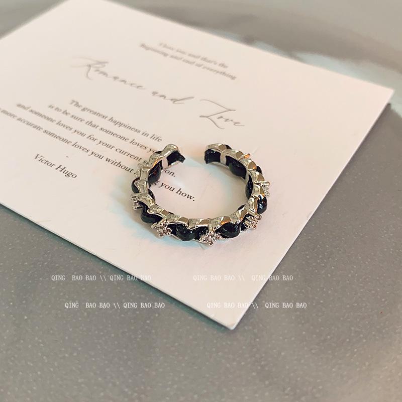Korean-Style Niche Design Women's Adjustable Index Finger Ring: Chic, Versatile, and High-End for a Cold, Distinctive Look