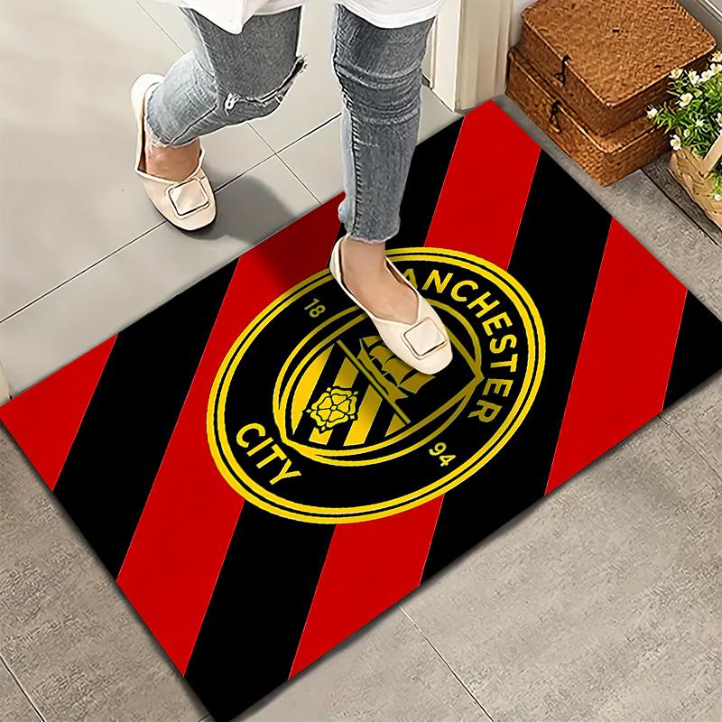 Manchester City Fc Pulse Carpet Rug For Living Room Bedroom Home Sofa Decoration Kids Play Nonslip Floor Mat