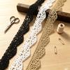 New 5m/16.4ft each Pack white lace trims Handmade thin curve rope Sewing Accessory for bras Curtains Dresses Hats wedding Gift sewing Decoration