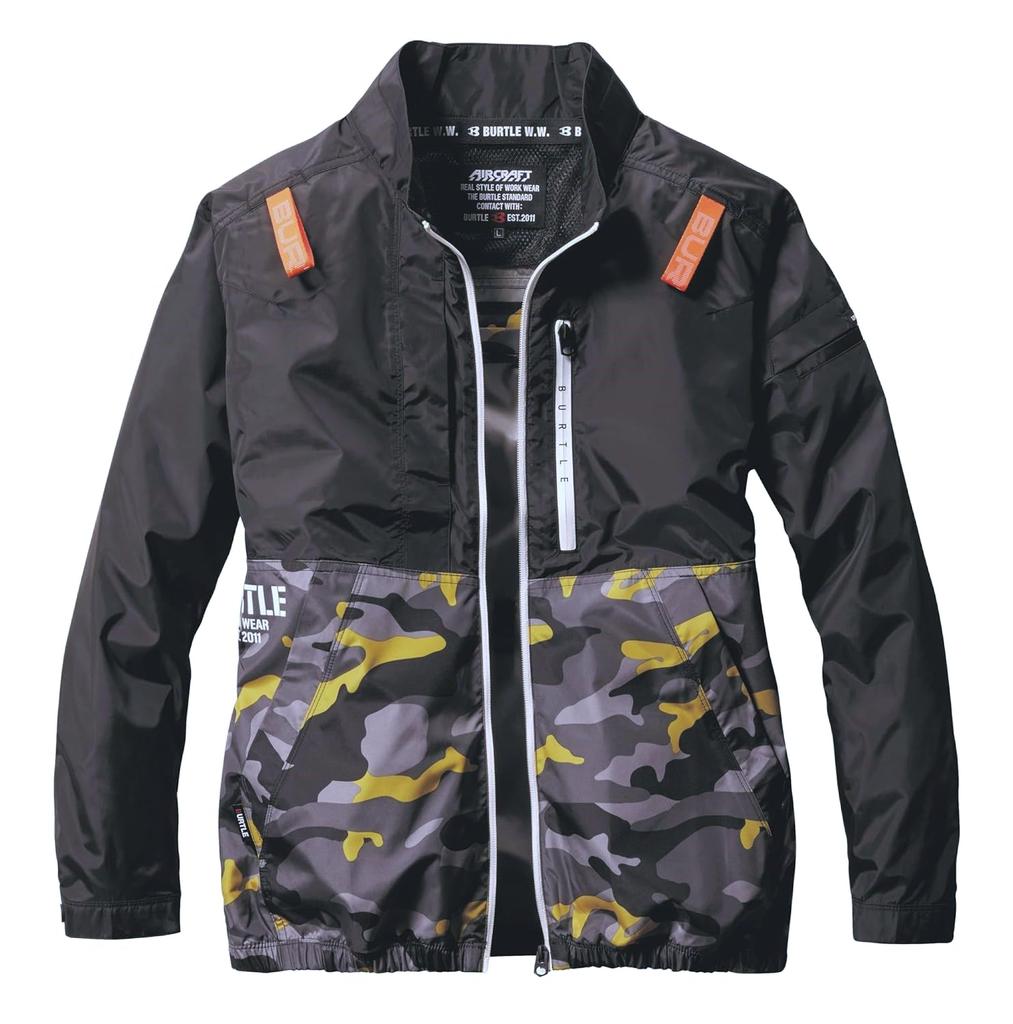 BURTLE Air Craft Long Sleeve Blouson (without Fan) AC2011 AIRCRAFT L 7 Yellow Camo