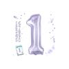 GOPATY Large, Cute Jelly Crystal Number Balloons - 40 Inches (Approx. 100cm) - Number Foil Balloons for Birthday Decorations, Anniversaries, Birthday
