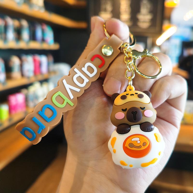 

8th Generation Stacker Duck Orange Capybara Keychain Doll Machine Gift Cartoon Cute Piggy Anime Cartoon Frind Personalized Gifts