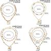 Ingemark 4 Styles Faddish Unique Sun Pendant Necklace for Men Creative Coconut Husk Rice Beads Chokers Necklace Jewelry Gifts