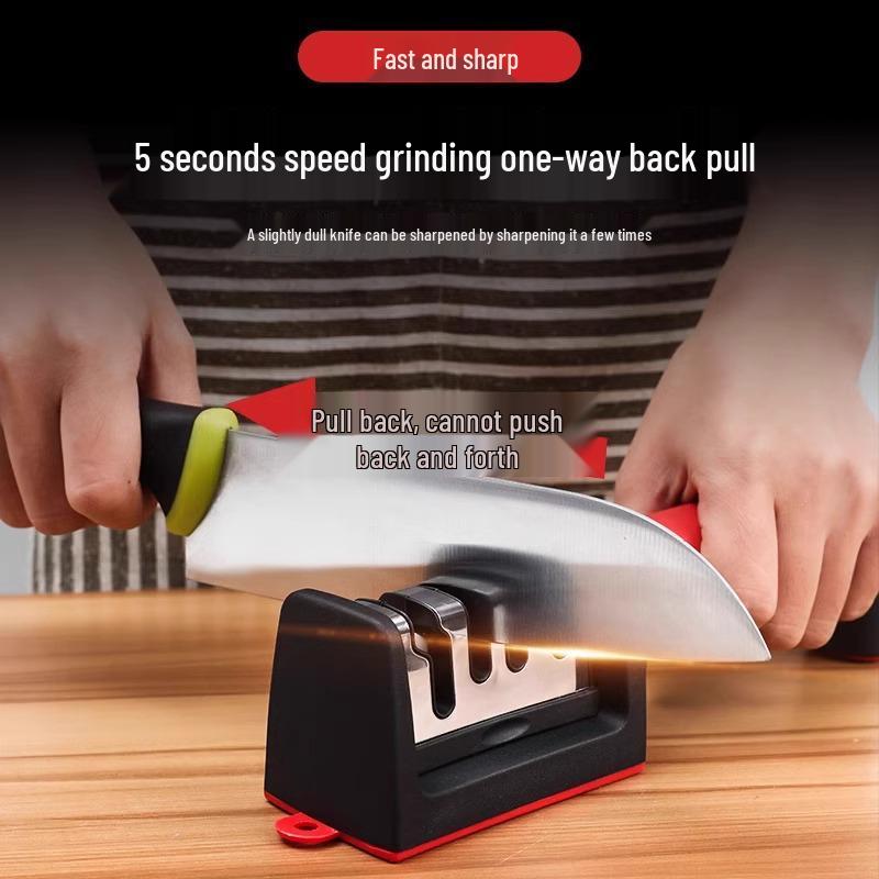 Multifunctional Diamond Kitchen Knife Sharpener and Whetstone for Home and Restaurant Use