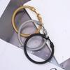 1 Stück 64mm Edelstahl Armband Schwarz Gold Rohr Seil Haken Hufeisen Schnalle Verbindung DIY Herren Damen Armband Geschenk Zubehör