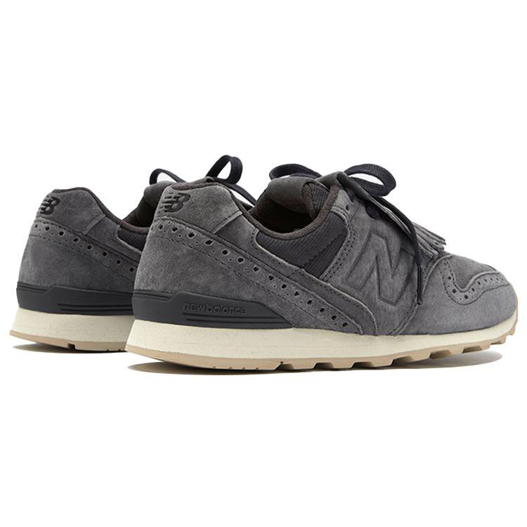 New Balance Nb 996 Series Retro Pigskin Low-Top Marathon Running Shoes Women sneaker Deep-Carbon WL996PRB