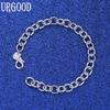 925 Sterling Silver Fashion Circle Bracelet Wedding Gift Jewelry