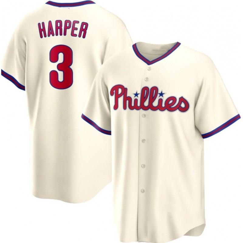 Philadelphia Phillies Mens Embroidered Baseball Jersey Fan Tee Cotton Long Sleeve Top Fall